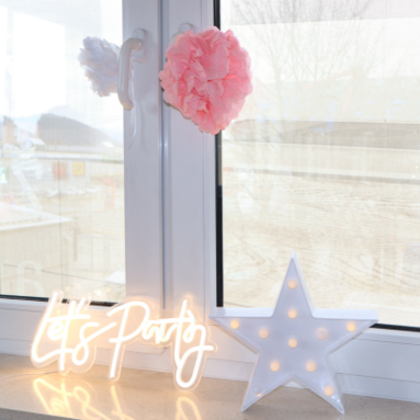 dekoracija na zabavi