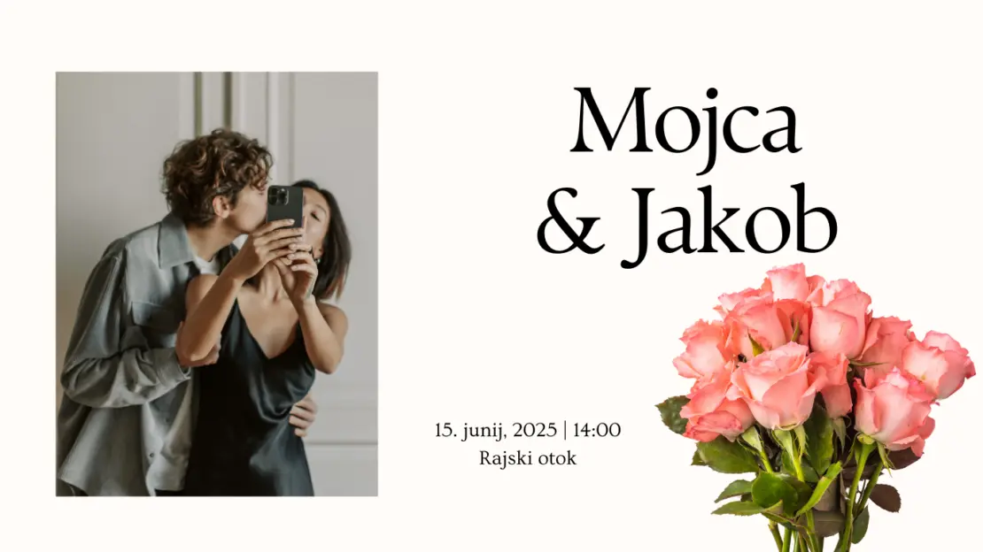 Poročna spletna stran, ki bo ostala v spominu.