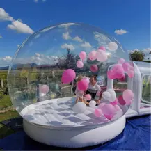 Najem napihljivega igrala - bubble house-a z dvojnim dnom.