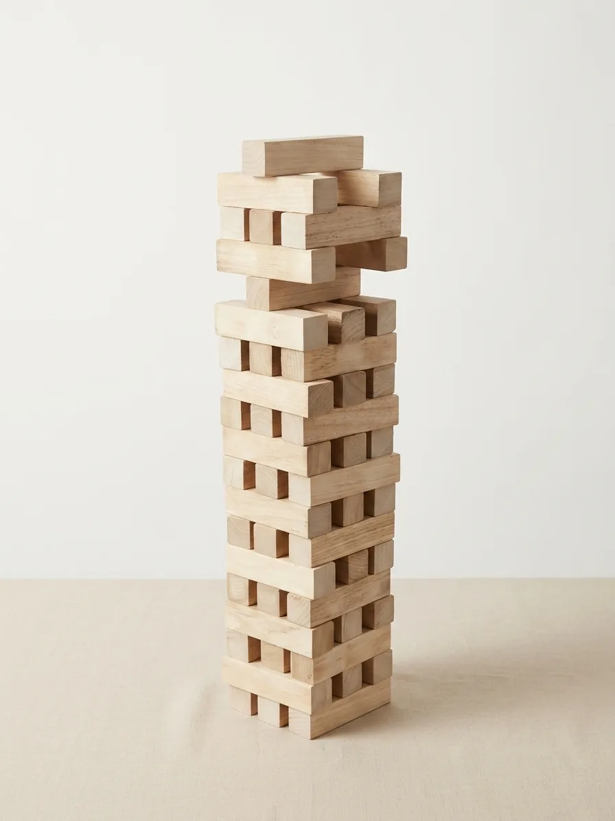 XXL Jenga - lesena igra za izposojo